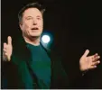  ?? Foto: dpa ?? Sein Unternehme­n begeistert Börsianer: Tesla-Gründer Elon Musk.