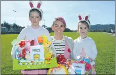  ?? (Pic: John Ahern) ?? Jenni Slattery and her daughters, Mollie and Meghan who took part in last Sunday morning’s, Walk In The Park - a fundraiser for Loreto Secondary School, Fermoy Parents’ Associatio­n and the Red Cross Ukrainian Appeal.