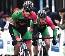  ??  ?? Richard Maes and Marcus Treacy Killarney in the Ras Mumhan