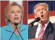  ??  ?? Hillary Clinton faces Donald Trump Monday night. AP