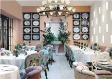  ?? FIRMDALE HOTELS ?? The Orangerie is a chic dining retreat at the Whitby.