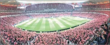  ??  ?? LLENAZO. El Wanda Metropolit­ano vivirá un lleno en el encuentro entre el Atlético y el Madrid el día 18.