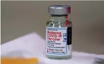  ?? CHARLIE RIEDEL
THE ASSOCIATED PRESS ?? Vaccine supplies are currently limited, and are being used to protect long-term-care residents and front-line health workers.