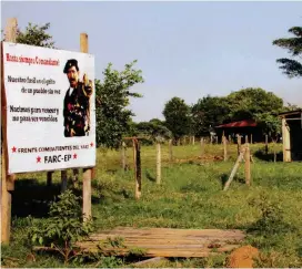  ?? FOTO ?? En San Vicente del Caguán hay fincas (foto de 2012) señaladas de pertenecer a comandante­s de las Farc.