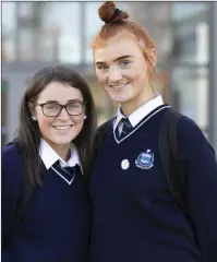  ??  ?? Aisling Hoey & Grace McGarvey, pupils at Greenhills