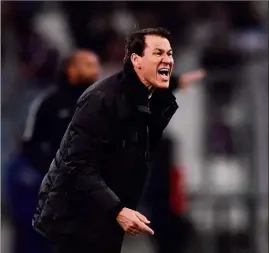  ?? (Photo AFP) ?? Plus que jamais menacé, Rudi Garcia n’est pas à la fête.