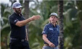  ?? Series. Photograph: Cristóbal Herrera/EPA ?? Dustin Johnson (left) and Cameron Smith both left the PGA Tour to join the LIV Golf