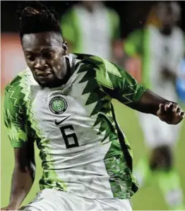  ?? /KELVIN KUO / USA TODAY SPORTS ?? Nigeria defender Olisa Ndah has signed with Orlando Pirates.