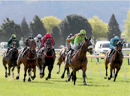  ??  ?? Packing Eagle rolled back the years with an impressive win in Rotorua yesterday.