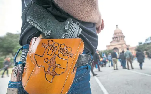 ?? RALPH BARRERA/AUSTIN AMERICAN-STATESMAN VIA THE ASSOCIATED PRESS FILE PHOTO ?? In an excerpt from his book God Save Texas, Lawrence Wright reflects on a class he took in 2016 that qualified him to carry a weapon in Texas.