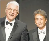  ?? CHRIS PIZZELLO/INVISION ?? Steve Martin (left) and Martin Short: this pair could step in with little to no notice. Martin has presided over the Oscars but never with his sparring partner.