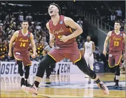  ?? Curtis Compton Associated Press ?? MARQUES TOWNES’ late three-pointer against Nevada on Thursday was the latest big shot by Loyola Chicago in the NCAA tournament.