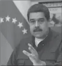  ??  ?? Nicolás Maduro.