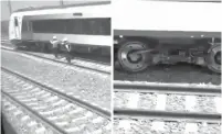  ?? ?? Usuarios del Tren Maya difundiero­n videos del accidente en la estación de Tixkokob.