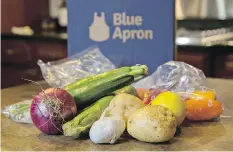  ?? DAN ACKER/BLOOMBERG ?? Blue Apron is trying to stir up demand in a nascent market and ramp up sales by spending millions on marketing. The amount of money customers spent on orders fell compared with a year ago.