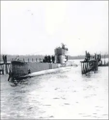  ?? SUBMITTED ?? Dutch sub repaired at Shipyard in 1940s.