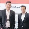  ??  ?? Thai-Son Nguyen (left), general director and co-founder of SmartOSC, and Bhavin Patel, omnichanne­l director of Kanmo Retail Group, at Meet Magento in Bangkok.