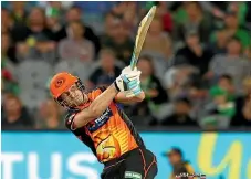  ?? GETTY IMAGES ?? Cameron Bancroft scored 59 to lead the Perth Scorchers to a win on Wednesday.