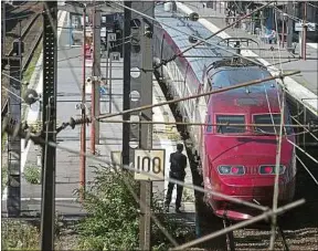  ??  ?? Le 21 août 2015, l’attaque du Thalys avait été empêchée par des Américains.