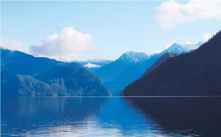  ?? — PHOTOS: ELAINE O’CONNOR ?? The Broughton Archipelag­o is B.C.’s largest marine park, a set of islets at the mouth of Knight Inlet near the north end of Vancouver Island.