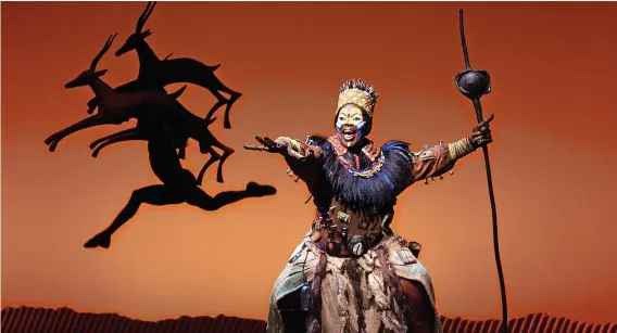  ?? Johan Perrson ?? The Lion King returns to Bristol Hippodrome next summer after another sell-out run earlier this year