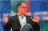  ?? AFP ?? ASPEN: Michael Dell, CEO of Dell Technologi­es, speaks at the Fortune Brainstorm Tech conference in Aspen, Colorado on Monday. —