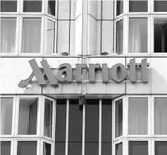  ??  ?? Marriott Internatio­nal is aggressive­ly cementing its position in Malaysia, with the company expected to open three more hotels this year. — Reuters photo