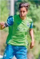  ??  ?? Daniel Leyva ahora milita en el Seattle Sounders de la United League Soccer.
