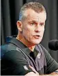  ?? [PHOTO BY NATE BILLINGS, THE OKLAHOMAN] ?? Billy Donovan enters his fourth season as Thunder coach with a 150-96 record in the regular season.