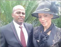  ??  ?? Thandeka Nene and her husband Sikhumbuzo Eric Nene.