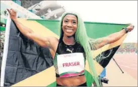  ?? GETTY ?? ■ Fraser-Pryce has won two Olympic 100m titles and four individual gold medals at athletics worlds.