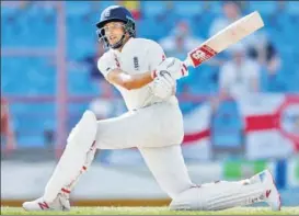  ?? REUTERS ?? Captain Joe Root’s 122 put England on top in the third Test against West Indies.