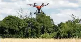  ??  ?? Drohnen werden immer häufiger auch im Wald eingesetzt.