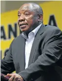  ?? Pictures: FILE ?? CRITICAL ISSUE: President Cyril Ramaphosa announced on Friday that he was taking charge of the land matter – until now under the management of scandal-plagued Deputy President David Mabuza, left.
