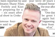  ??  ?? MYSTERY Nicky Byrne