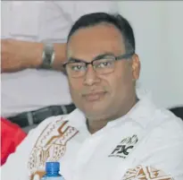  ??  ?? Fiji Sugar Corporatio­n chief operating officer Navin Chandra.