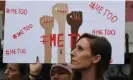  ?? Photograph: Mark Ralston/AFP/Getty Images ?? A #MeToo march in California in 2017.