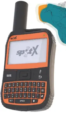  ??  ?? Spot X offers a more affordable way into satellite communicat­ions