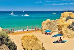  ?? Keep your eyes peeled for migratory birds in Sagres ?? Rock star: Praia da Galé in the Algarve