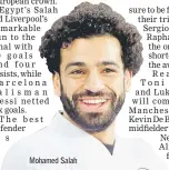  ??  ?? Mohamed Salah