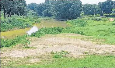  ?? HT PHOTO ?? The ‘ready stadium’ at Jinhara-Lakshmipur village in Jamui district.