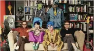  ??  ?? Gorillaz, de Damon Albarn (ex-Blur), sort un nouvel album le 23 octobre
Et des concerts sont programmés les 12 et 13 décembre depuis Londres
pour diffusion mondiale en digital.