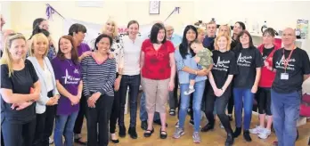  ??  ?? Warm welcome MP Mhairi Black enjoyed her last visit to Active Communitie­s