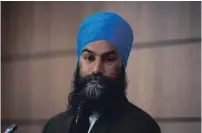  ?? JUSTIN TANG THE CANADIAN PRESS ?? NDP Leader Jagmeet Singh lamented the “callousnes­s” of the Minneapoli­s police officers who killed George Floyd.