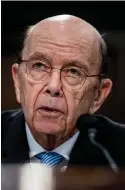  ??  ?? EL SECRETARIO de Comercio de EEUU, Wilbur Ross, declara ante el Congreso en Washington