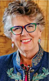  ??  ?? Mission to improve meals: Prue Leith