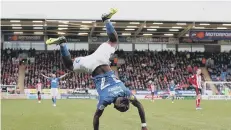  ??  ?? GOAL FOUR: Ivan Toney v Lincoln City