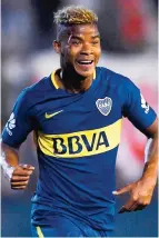  ??  ?? El cartagener­o Wilmar Barrios, mediocampi­sta del Boca Juniors.