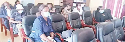  ?? (Pic: Thokozani Mamba) ?? Some of the head teachers listening attentivel­y during the workshop.