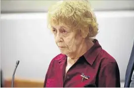  ??  ?? DONNA MARIE HIGGINS, 72, of Hawthorne pleaded guilty to vehicular manslaught­er. She is “very sorry for the grief she caused everybody,” her attorney said.